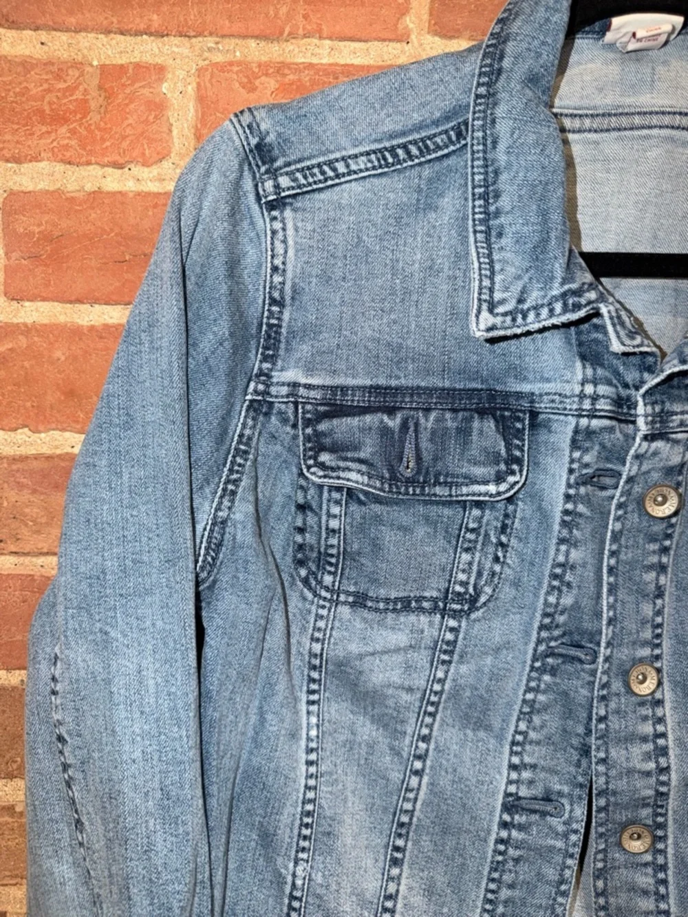 Merona Light Blue Denim Jacket - Women's Jean Jacket